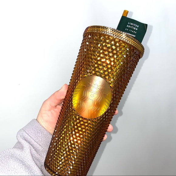 SOLD - Starbucks 50th Anniversary Gold studded cup